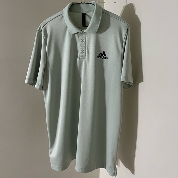 Light Blue Adidas Golf Polo Size M - Picture 1 of 4